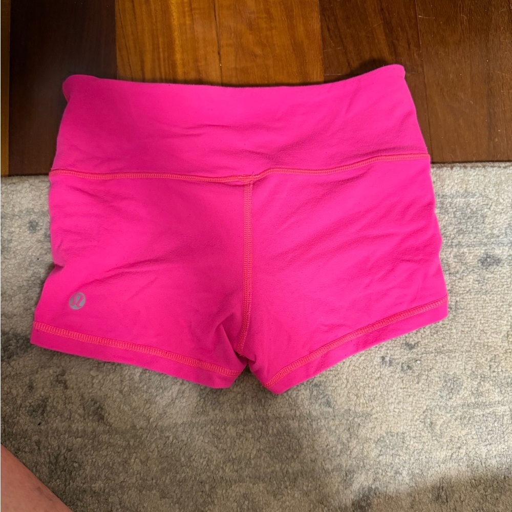 lululemon athletica Women's Bright Pink Athletic Shorts